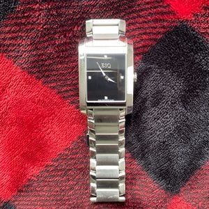 Movado ESQ stainless steel watch